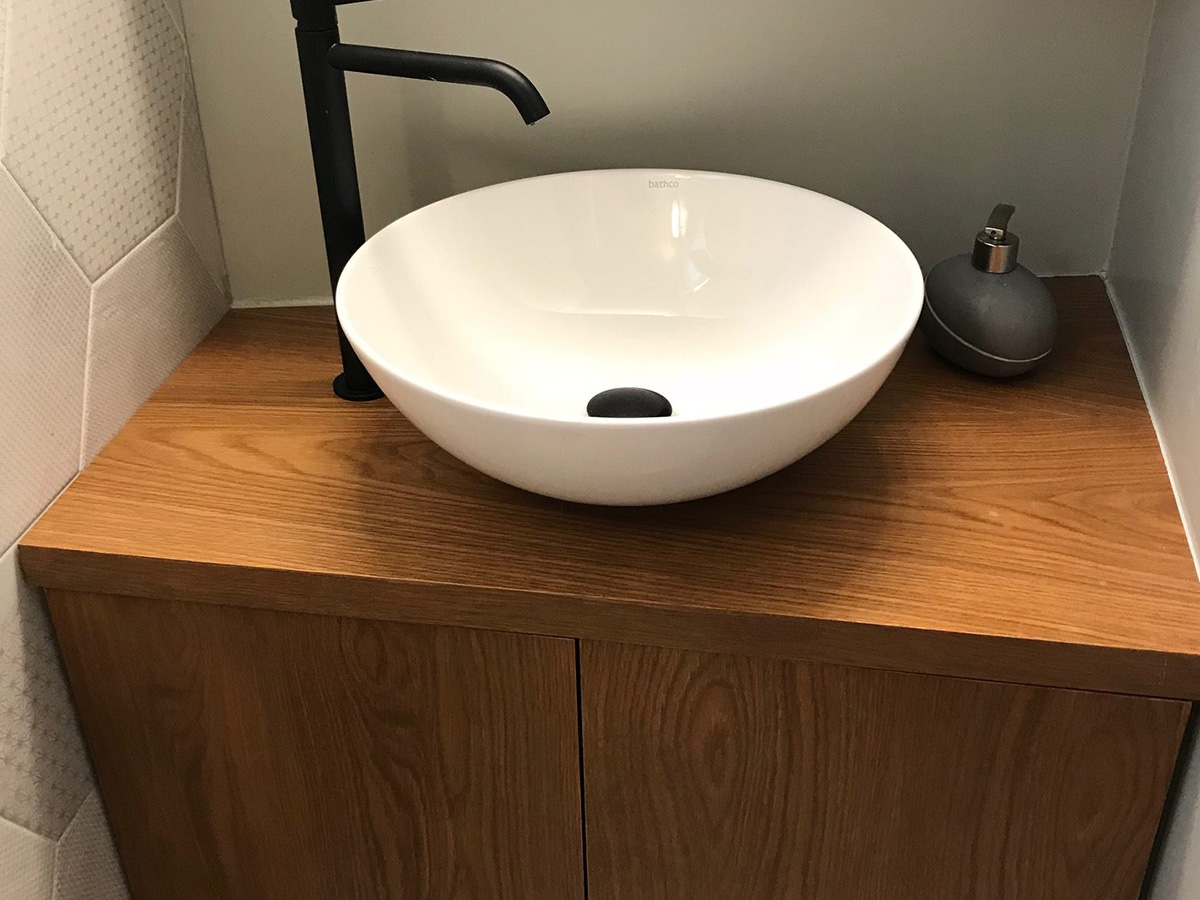 Έπιπλα Μπάνιου Δρυς Φυσικό